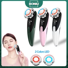 

EMS Face Massager LED Skin Rejuvenation Mesotherapy Facial Lifting Beauty Vibration Wrinkle Removal Anti Aging Radio Frequency