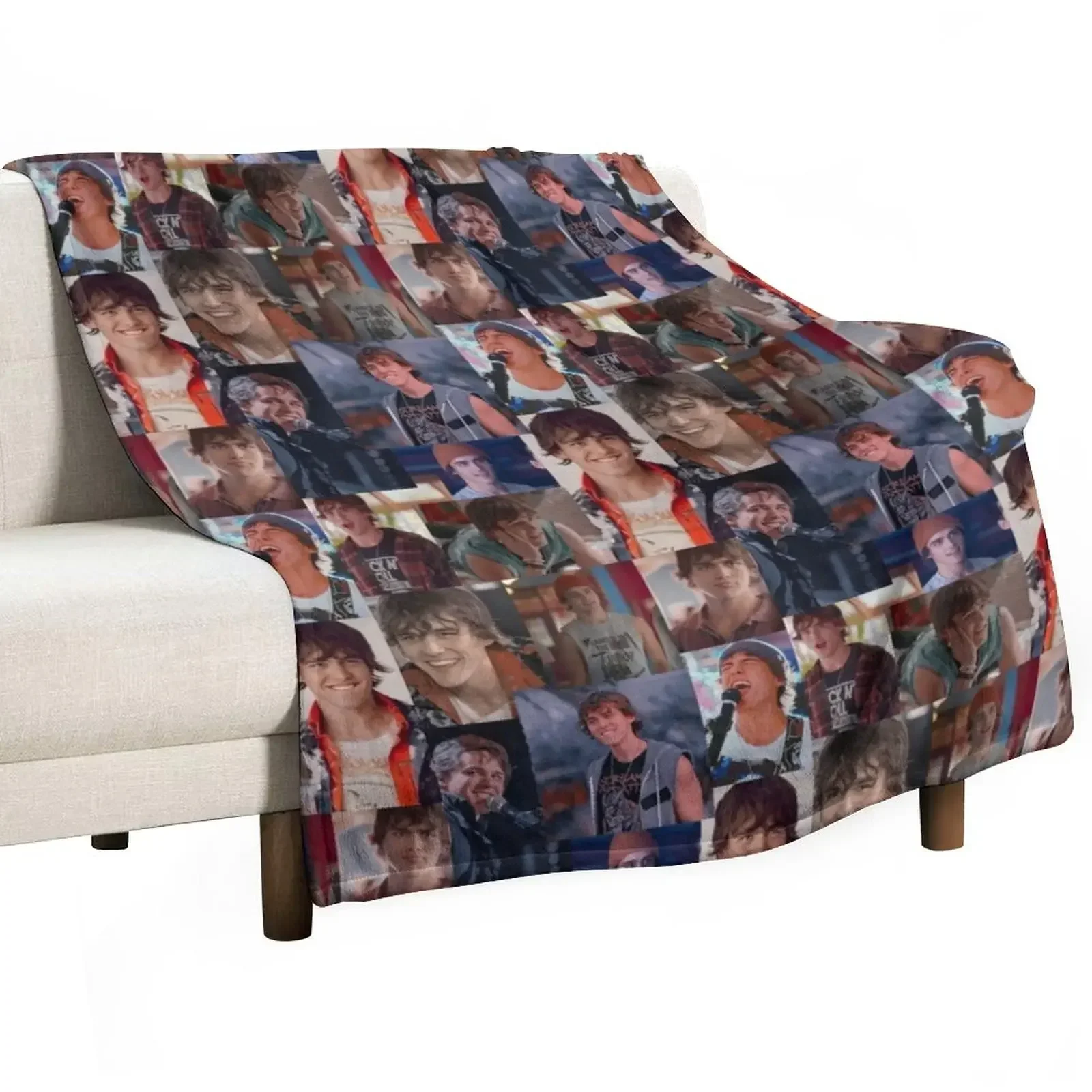 

Luke jatp collage Throw Blanket Flannel Fabric anime Summer Soft Blankets