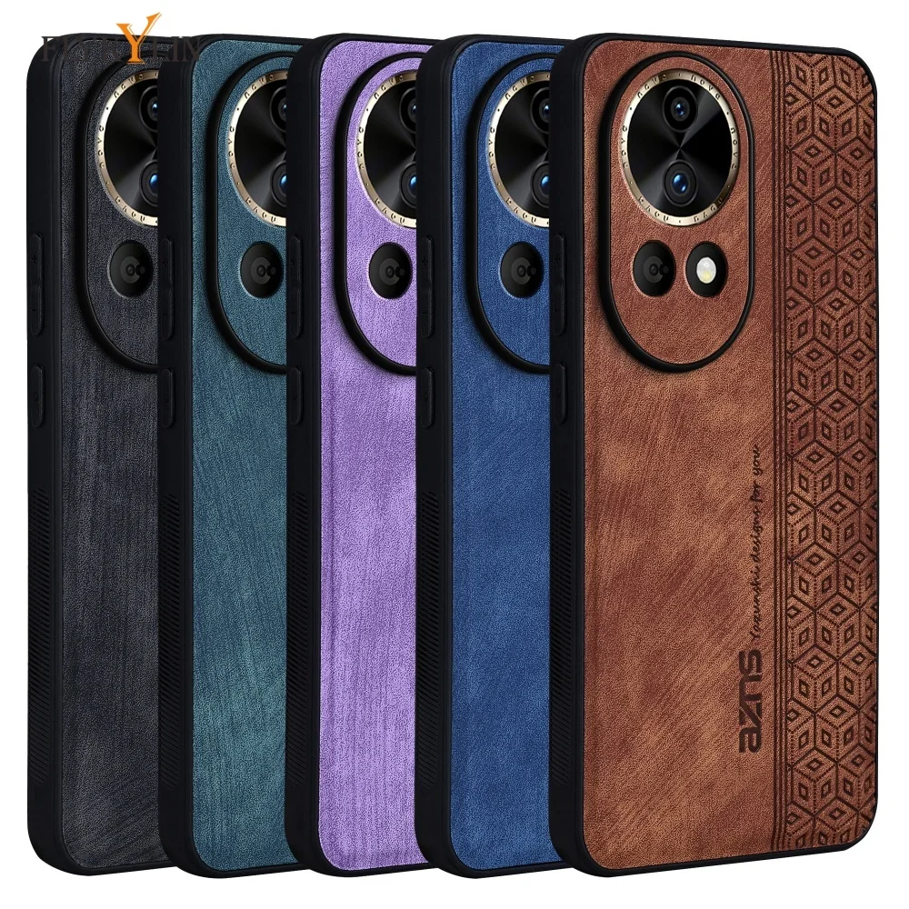 Luxury Leather Business Phone Case - Shockproof Soft Cover
