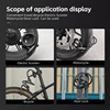 WEST BIKING Bicycle Anti-freeze Steel Cable Lock Portable Safety Anti-Theft Wire Lock Thicken Zinc Alloy Lock Bike Accessories 6