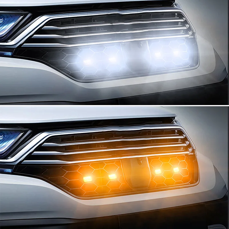 LED ڵ   ׸ ȣ  ȥ CRV 2017-2022   4Pcs  ׸ LED  ϳ׽ ̺ ׼