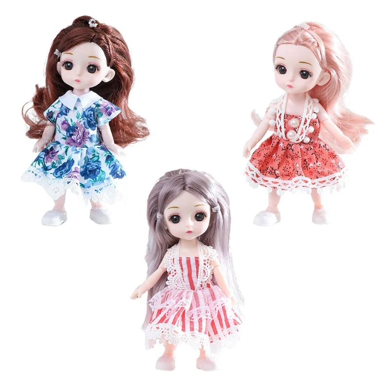 

Dolls Dresses Dollhouse Changing Dressing Game Outfit Handmade for Doll
