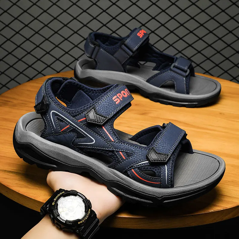 Vanmie Summer Sandals Men Casual Sandals for Men 2023 New Outdoor Beach