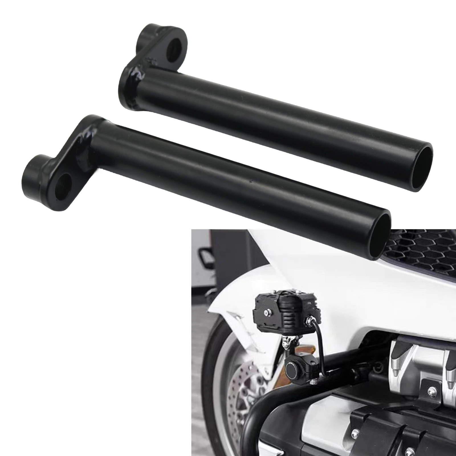 

Motorcycle Panical Auxiliary Spotlight Light Lamp Spot Bracket Holder For Honda Gold Wing GL1800 F6B 2018-2024