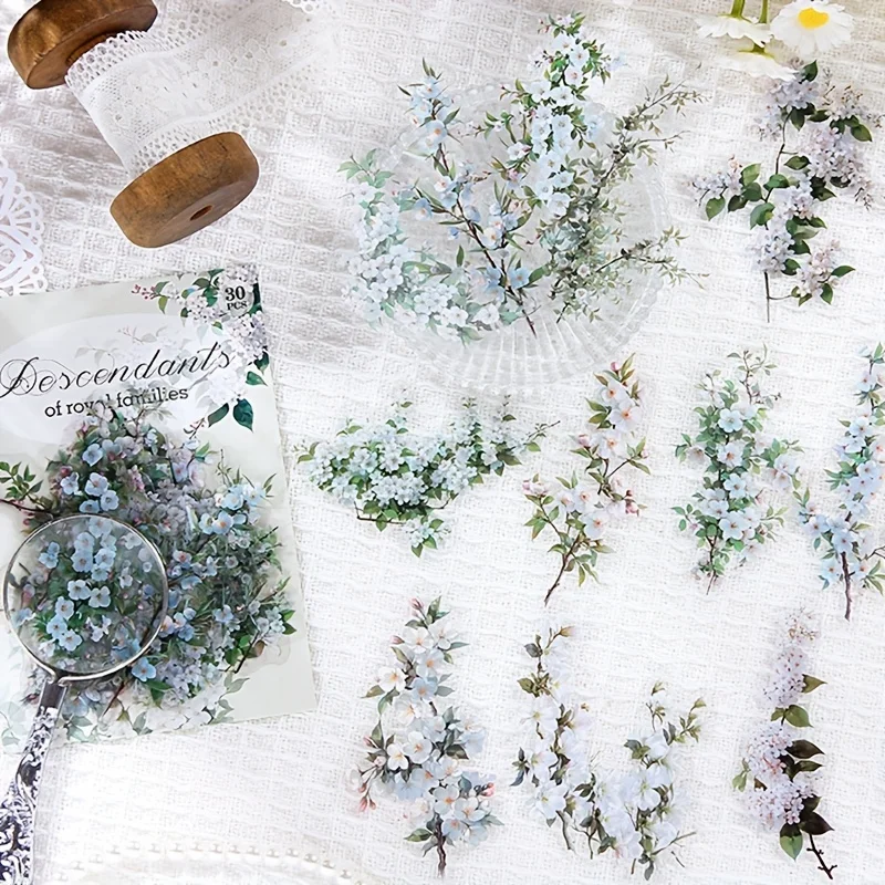 Vintage Floral Stickers 3