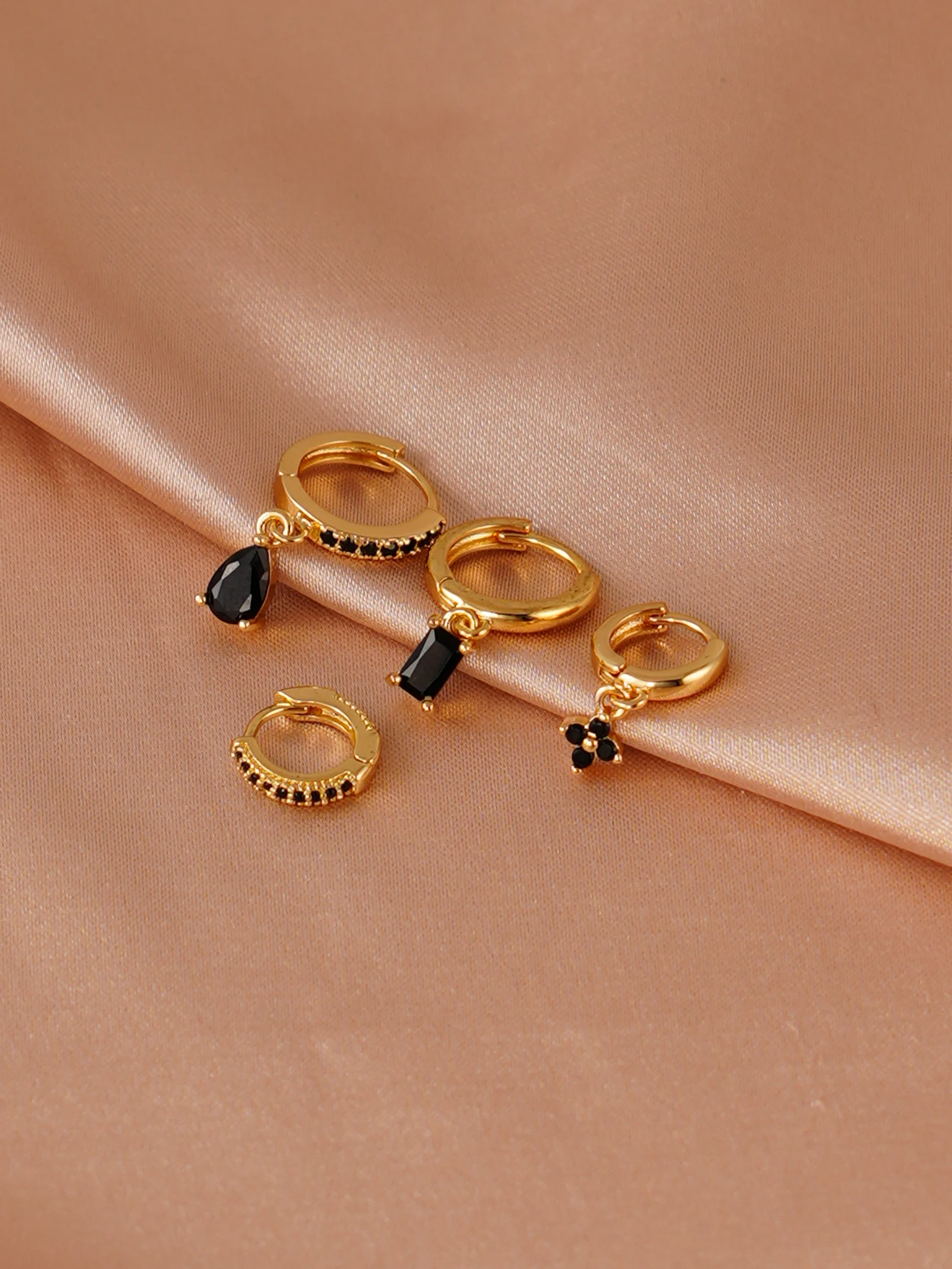 Zirconia Earrings Simple Women