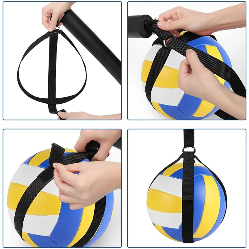 4X Volleyball Spike Trainer Volleyball Spike Training System Equipment Training Improves Serving