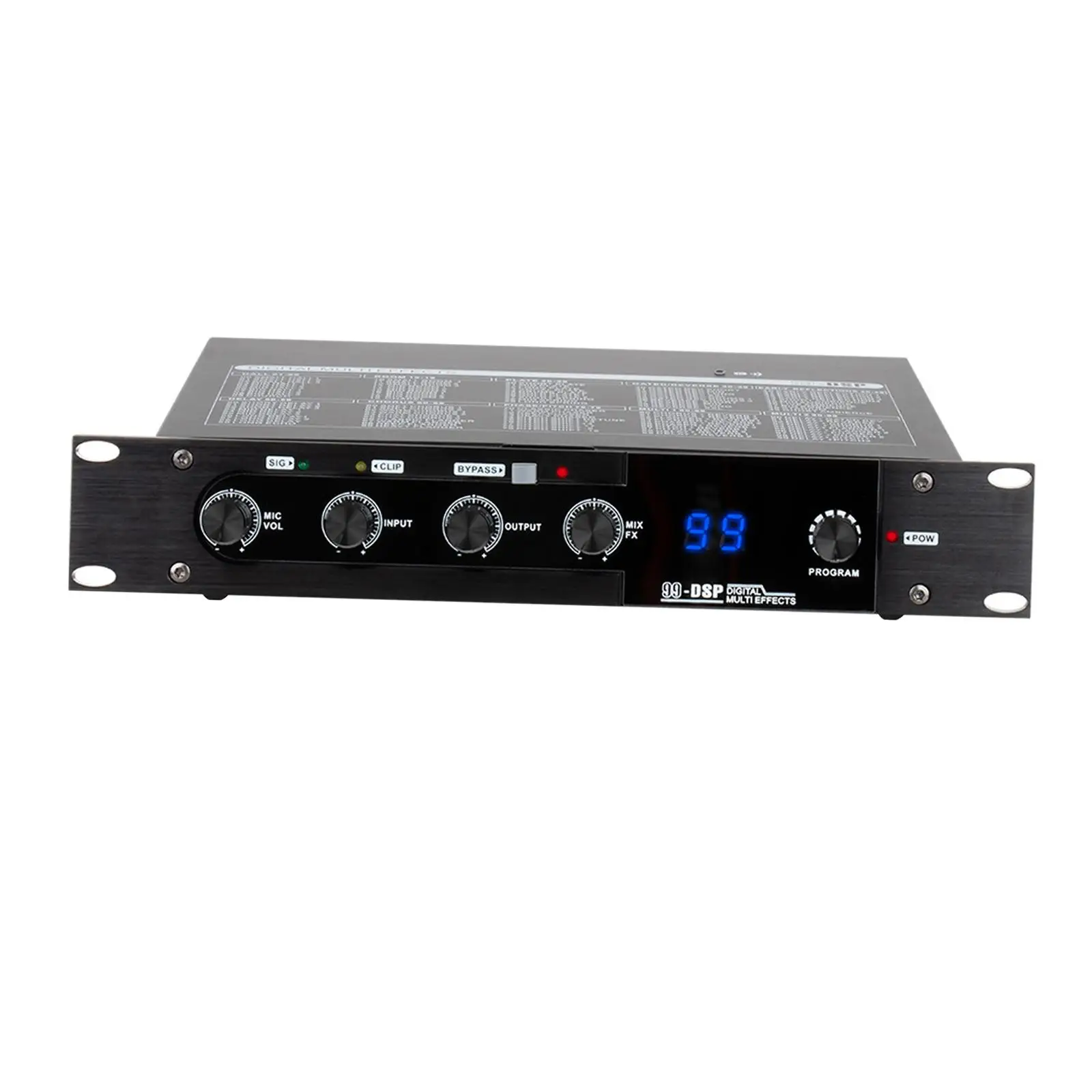 Professional KTV Digital Pre Stage Effector Audio Effects Processor Audio Effect System for Microphone Karaoke Business Concerts