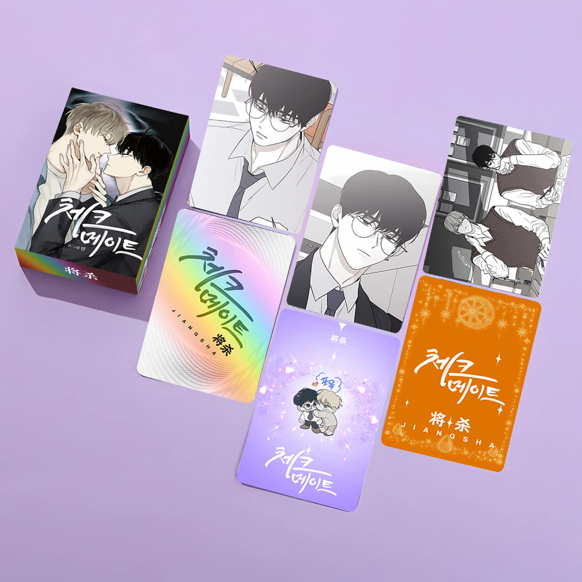 Korean Manwha Photo Cards 55Pcs/Set Jeong Eunsung Lee Suhyun Figure