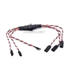 MPX 8 Pin Golden Plated Connector Multi-Wires Servo Extension Plug Male Female 2/ 3 Wires for RC Model Fixwing Glider Airplanes 4