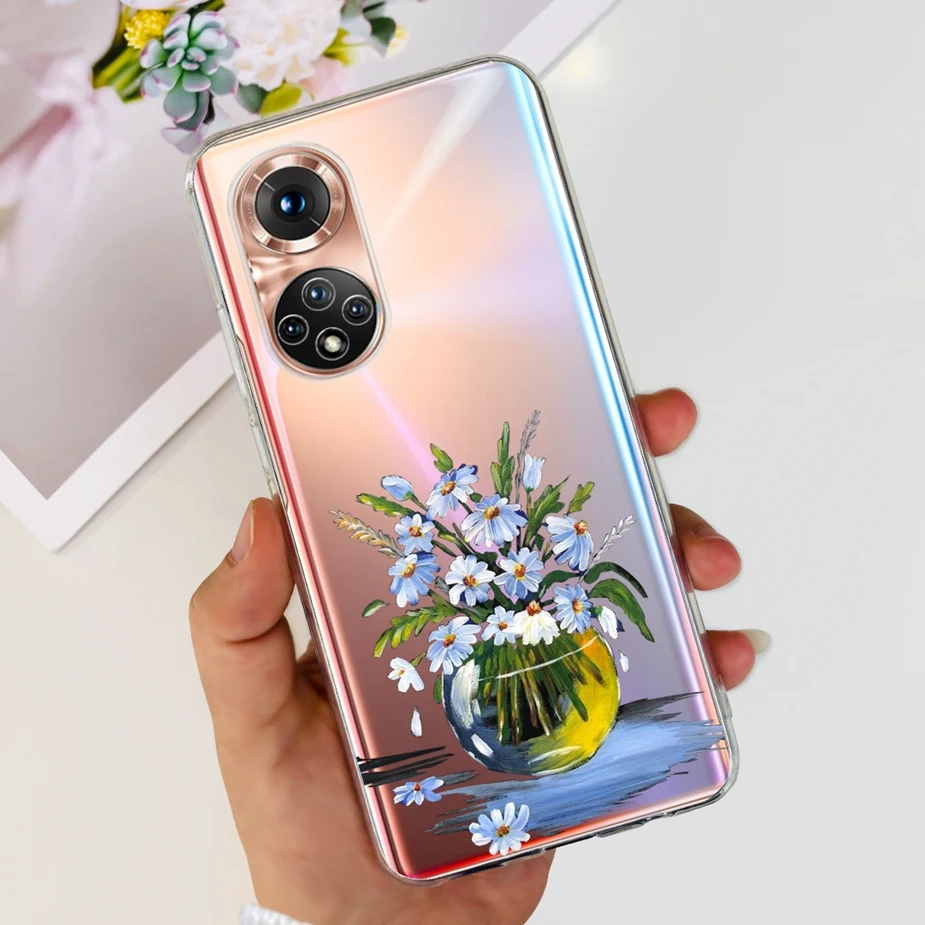 Clear Silicone Soft Slim Phone Case with Fashion Painted Design