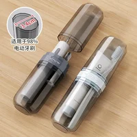 Conteneurs de voyage pour brosse à dents, étui Transparent et Portable pour brosse à dents, accessoires d'extérieur/voyage d'affaires/voyage 3