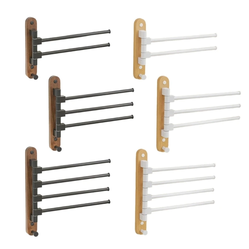 Upgrades Towel Rack Modern Towel Organize Space Saving Rack for Bathroom Door