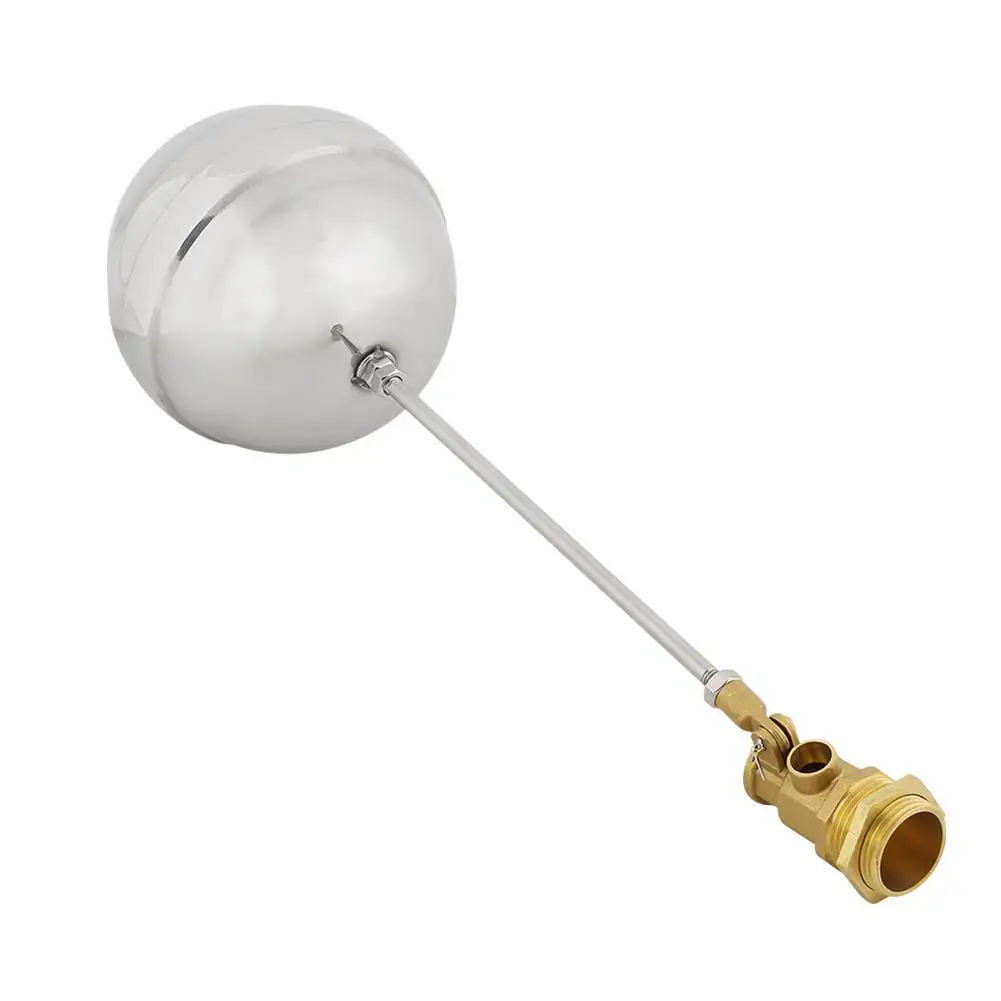 Water Valve DN25 Float Ball G1 Brass Male Thread Float Ball Sensor Stainless Steel Valve