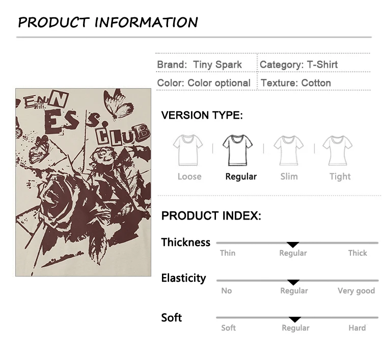 Rose Butterfly Graphic T-Shirt S2030402df3ef4f8499cc8e4094c98146k