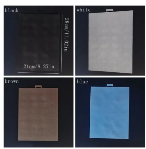 28x21cm Cross Stitch Canvas Grid 14CT Handmade Embroidery Fabric Canvas Grid Convenient Square Plastic Fabric