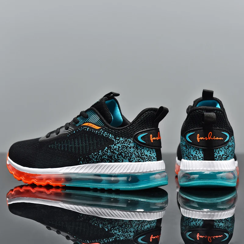 Spring Breathable Outdoor Fashion Sneakers Air Cushion Sports Comfortable Light Men Walking Casual Jogging Running Shoes 2