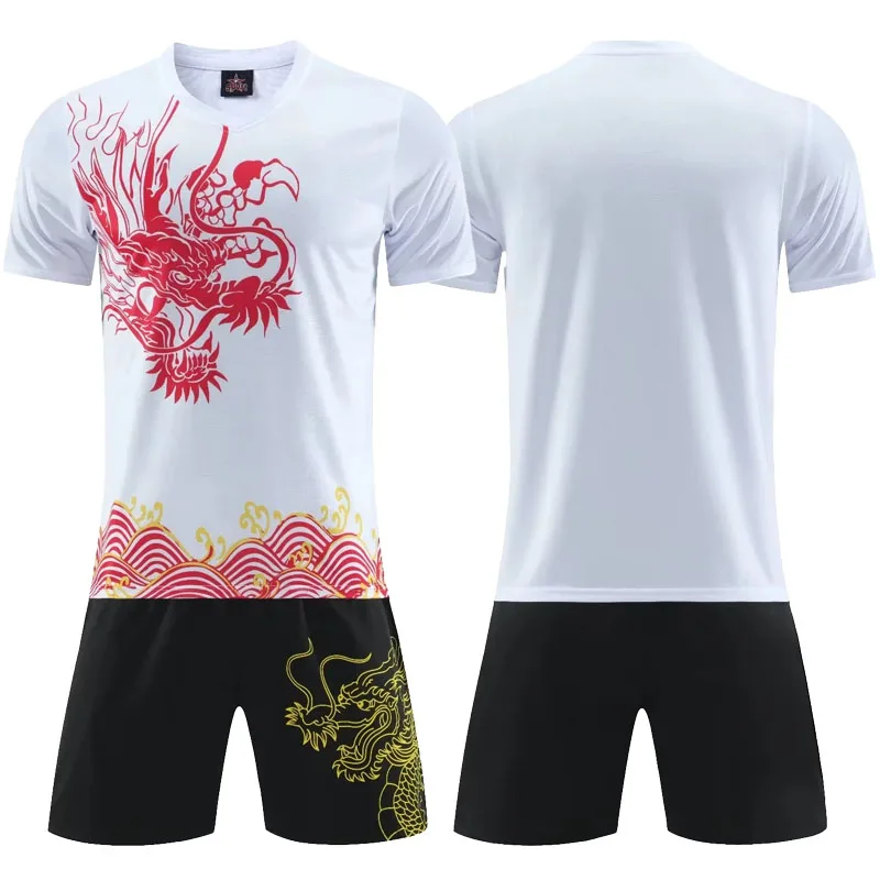 Chinese Dragon Table Tennis Jerseys Suit For Men Ping Pong T shirt Table Tennis Uniforms Clothes Badminton Jogging Sports Suits