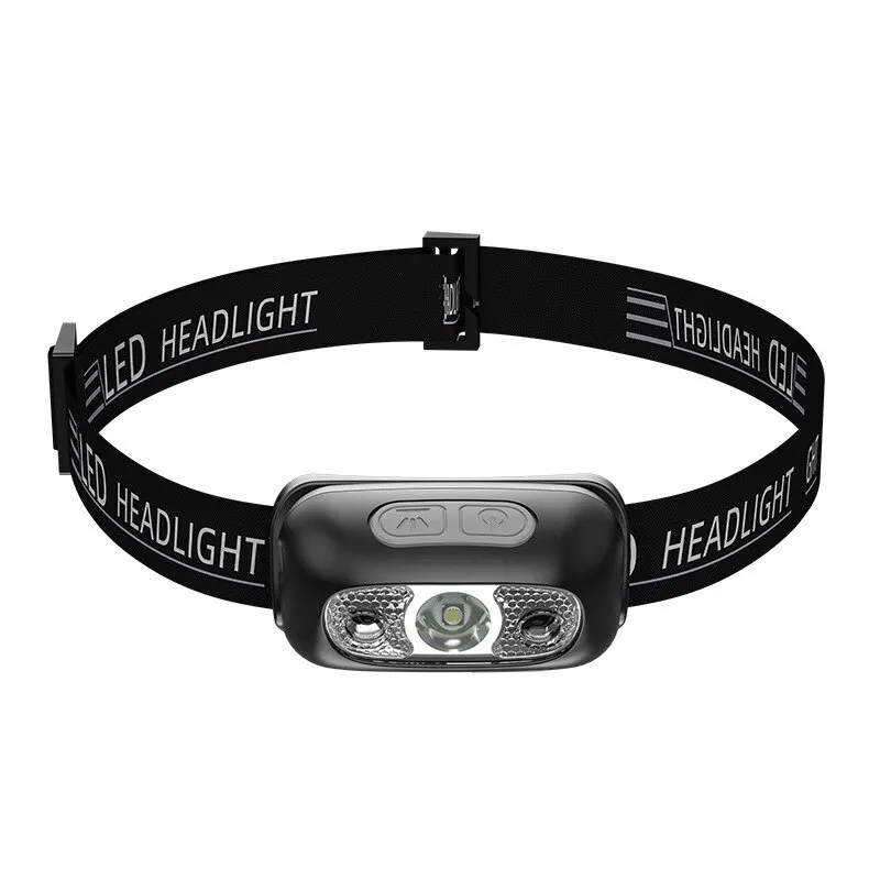 head flashlight cob headlamp Fishing And Camping Head Lamp Usb Charging Induction Type Portable Night Running Head Led Front Flashlight