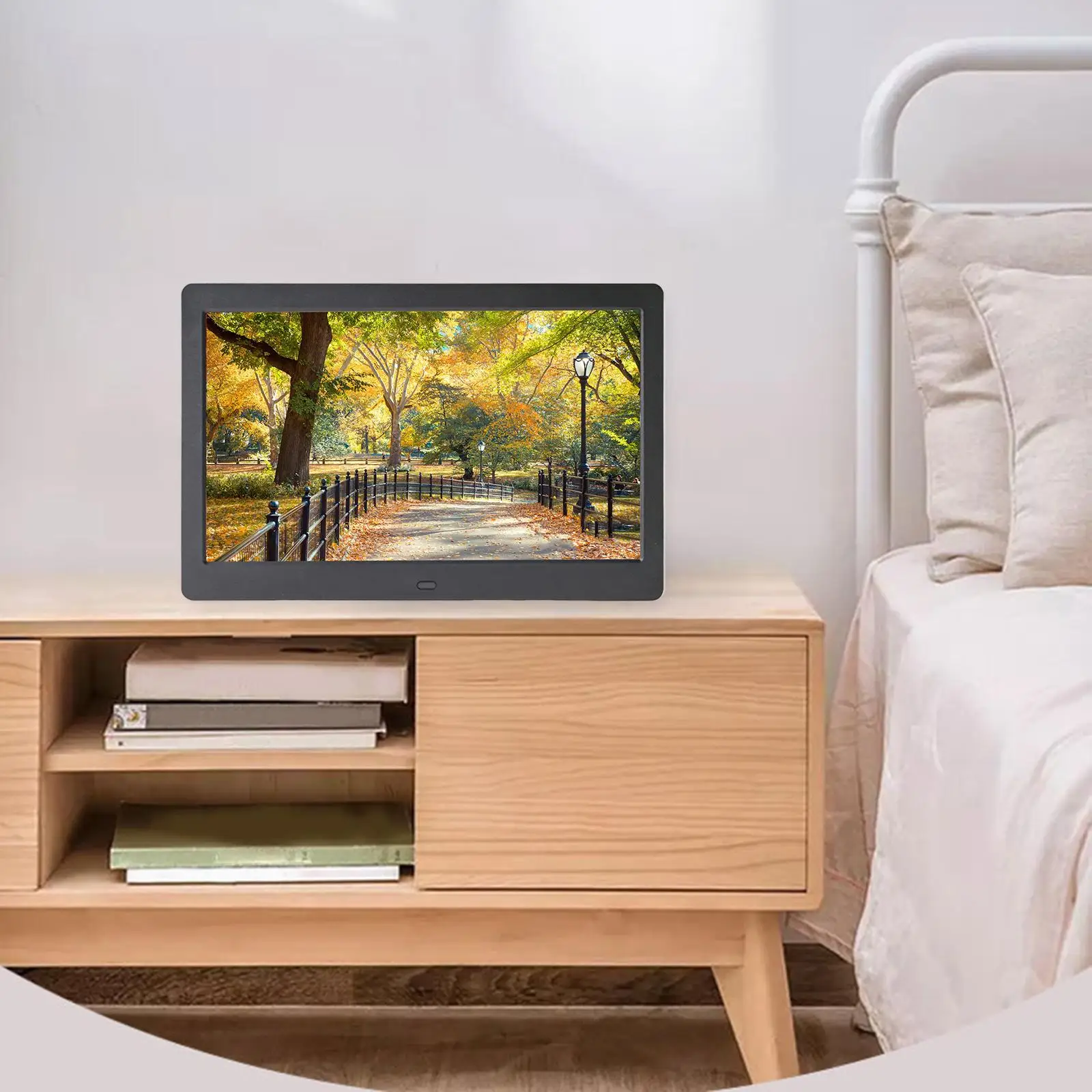 10" Digital Picture Frame Black EU/US Standard Plug Professional Easily Install Multiple Functions Remote Control 16/9 Screen view 5