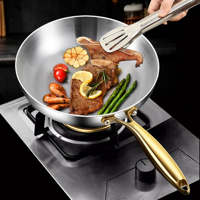 316 Stainless Steel Nonstick Frying Pan 2