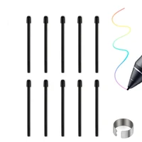 Standard Pen Nibs for WA-COM, 10 Pcs Black Replacement Refill Pen Tips for  Intuos Pro,for IMobileStudio Pro (with Removal Ring) 1