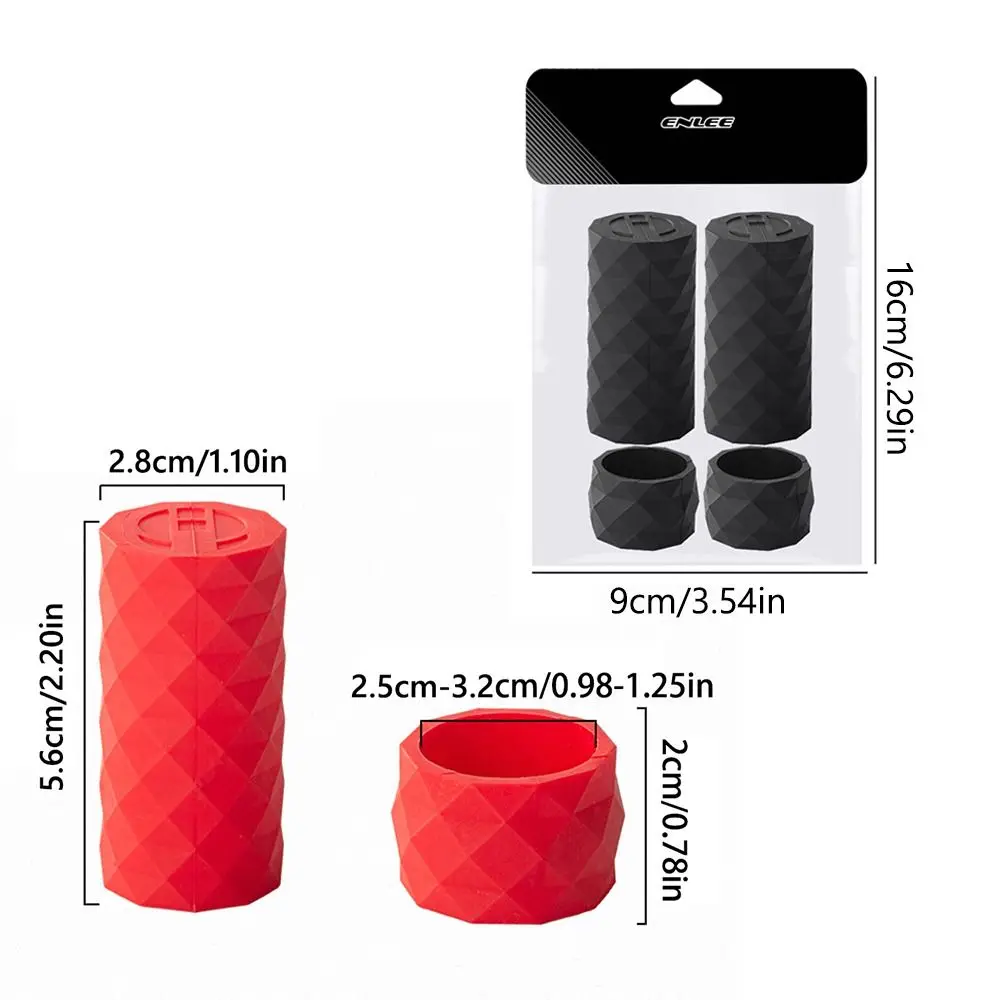 Bike Handlebar Tape Fixed Ring Bike Grips Rubber Cap Curved Handle Tape Fixing Sleeve Multicolor Wear Resistant Accessories