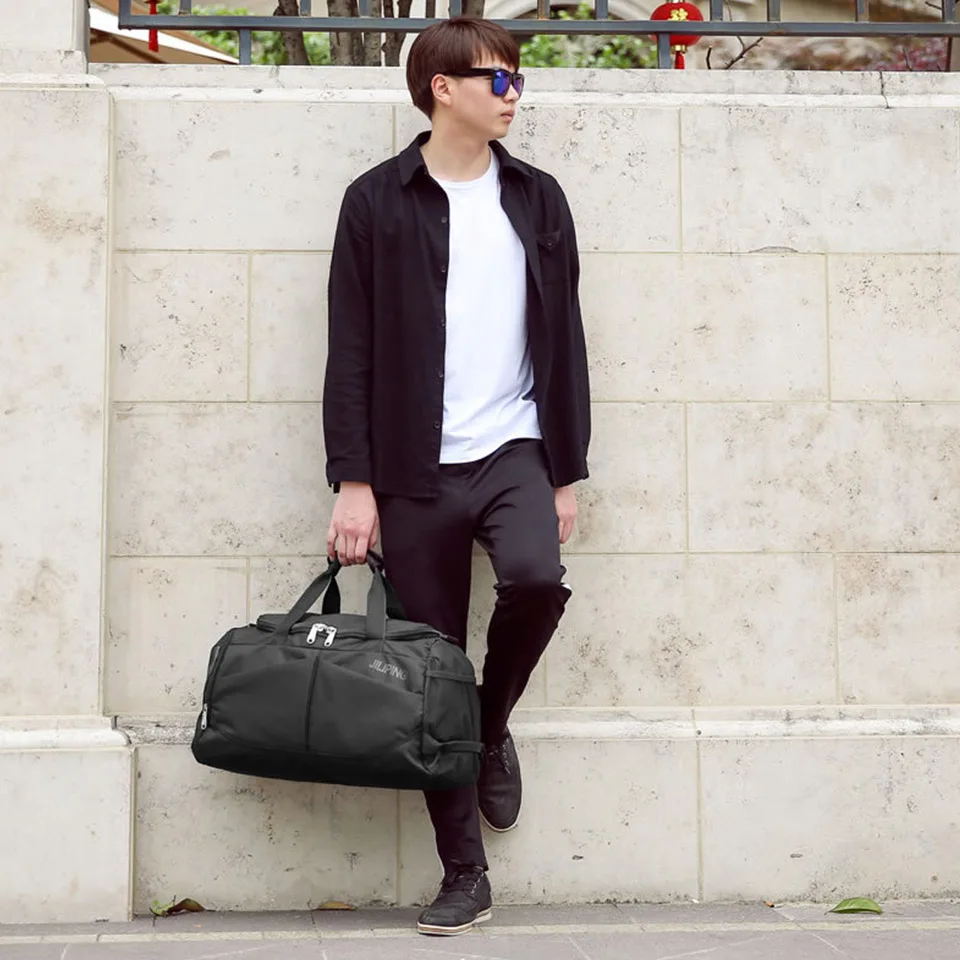 New High-Capacity Travel Handbag Korean Version High-Quality Men's And Women's Portable Luggage Single Shoulder Crossbody Bag