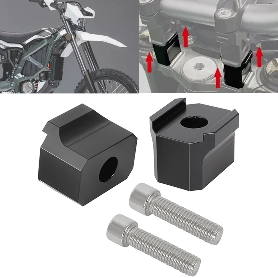 Elevadores De Manillar Para Moto SurRon/Ultra/Bee - Aluminio 6061, Subida 20 O 30 Mm, Más Comodidad