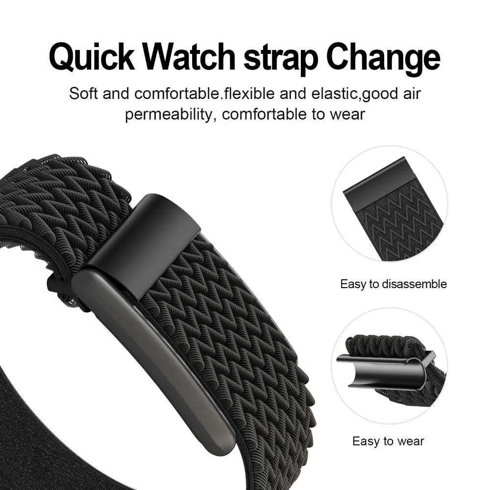 New Nylon Fitness Band Elastic Adjustable Replacement Strap Breathable Multicolour Fitness Tracking Band for Whoop 5.0 Women Men