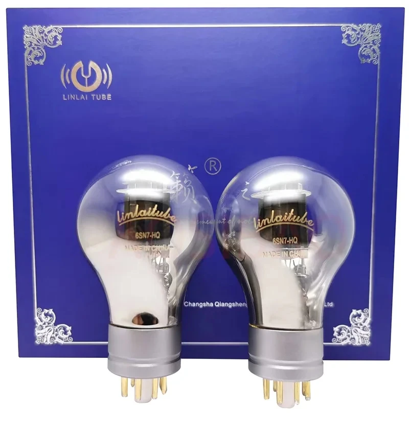 LINLAI 6SN7-HQ 6SN7 Vacuum Tube Precision pairing Valve Replace 6SN7 CV181 6N8P 6H8C Electronic Tube For Amplifier 2