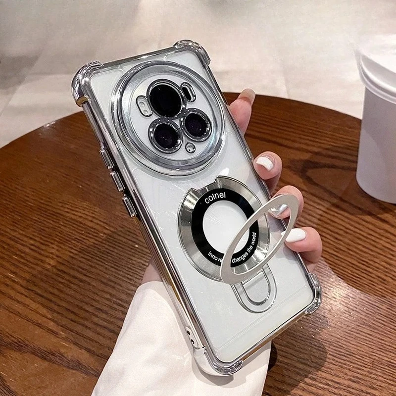 Shockproof Magnetic Gyro Stand Holder with Plating Finish