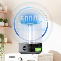 Mini machine à laver portable sans fil intelligente 4L, idéale pour les sous-vêtements, les fournitures pour animaux de compagnie, appareil de lavage compact pour la maison et le camping 2