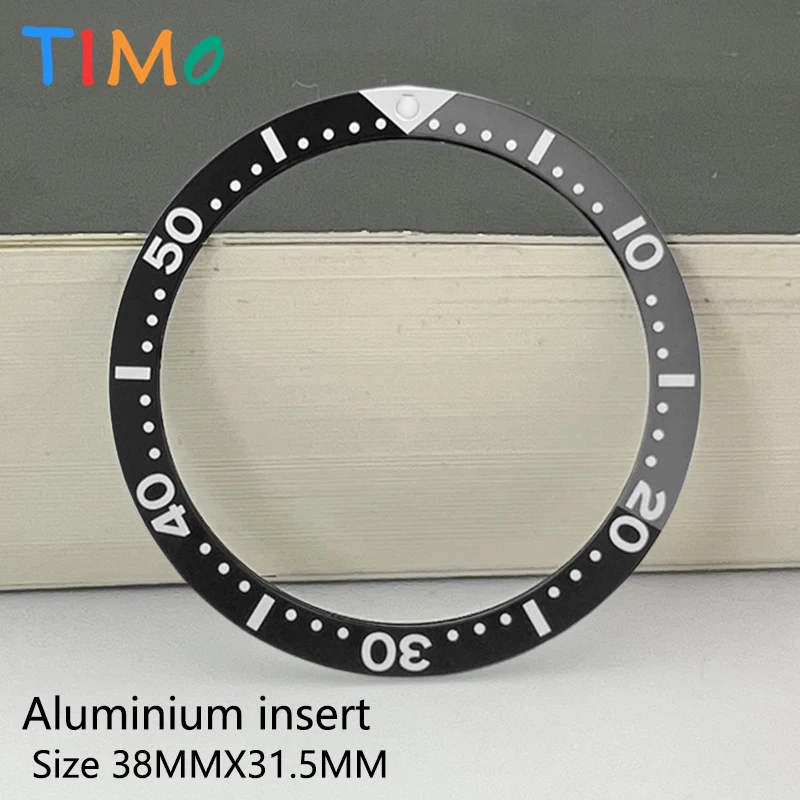 Premium 38x31.5mm Aluminum Bezel Insert