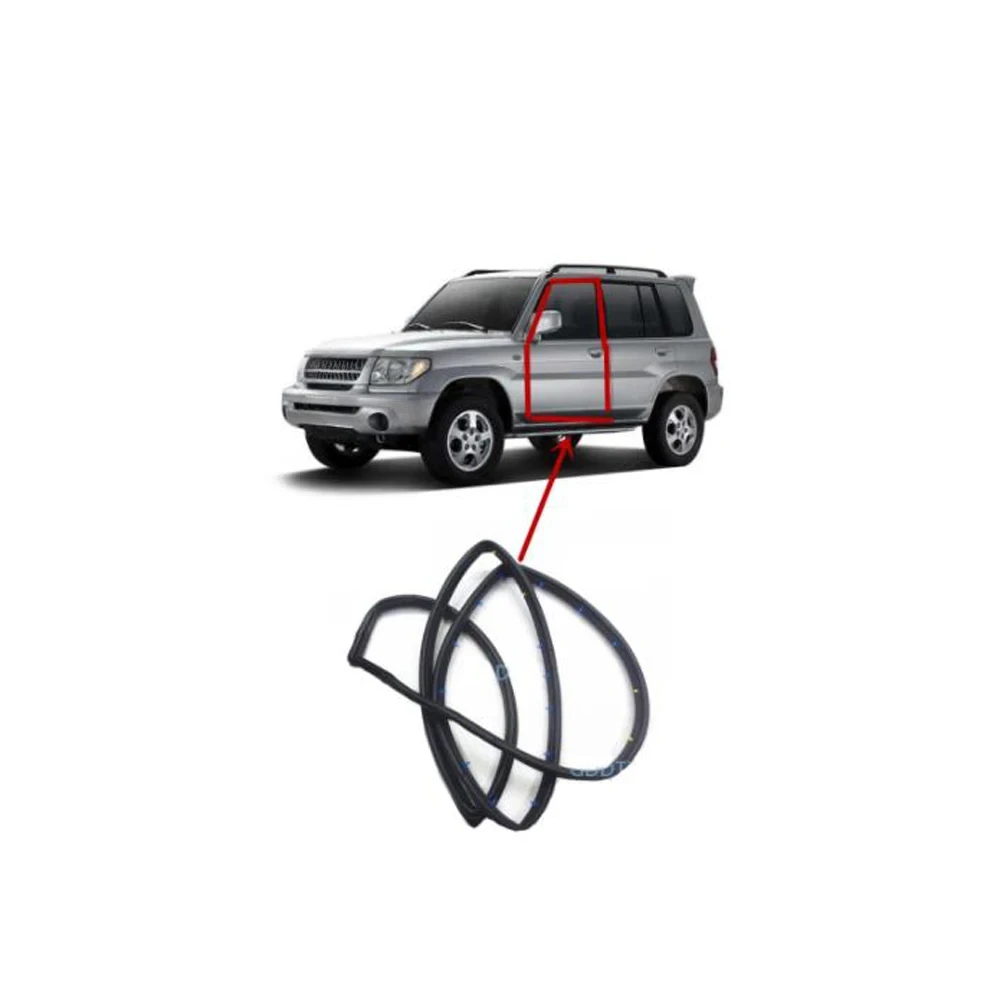 Windshield Rubber Wheel Rubber Strip Hood Rubber Seal 1 PCS 5 Doors Door Rubber Seal for Pajero Pinin H60 H70 MR351386 Door Opening Post for Montero Mini Out Rubber Shogun IO