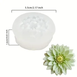 Silicone Mold for DIY 3D Pine Cone Candle and Wax Crafts (Light green)