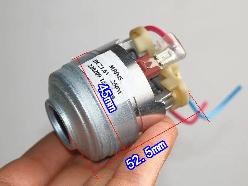 High power vacuum cleaner fan motor DC21.6V 150W High-speed three-phase  brushless NdFeB high-strength magnetic - AliExpress