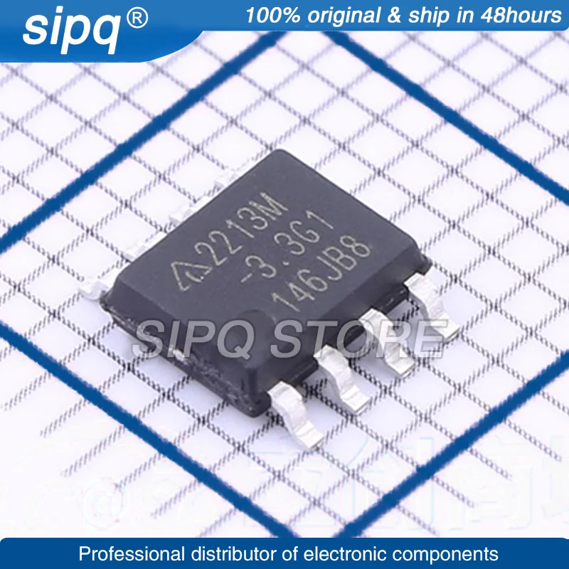 

10PCS/LOT AP2213M-3.3TRG1 AP2213M SOIC-8 LDO Brand New and Original In Stock Authentic Product