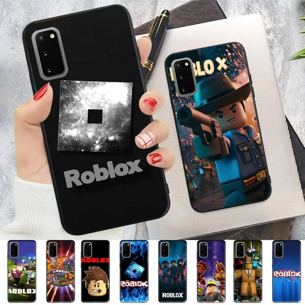 Coque de téléphone de jeu classique R-R-RobloxeS, étui Ultra clair pour Samsung S Lite Plus