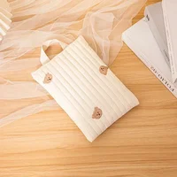 Cotton Baby Diaper Bag Nappy Pouch Travel Stroller Storage Bags South Korea's Ins Cute Bear Embroidery Mommy Bag Handbags 2