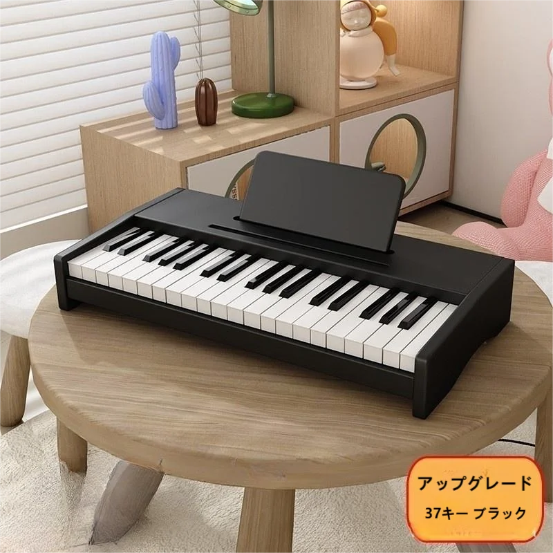 25/37 Keys Wooden Hand Knocks Xylophone Mini Portable USB Digital Piano Multifunctional Electronic Keyboard Musical Instrument