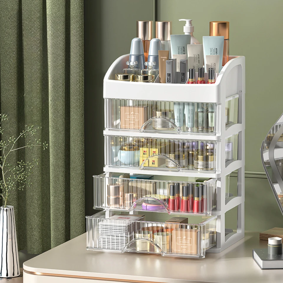 Transparent High Capacity Jewelry and Makeup Organizer