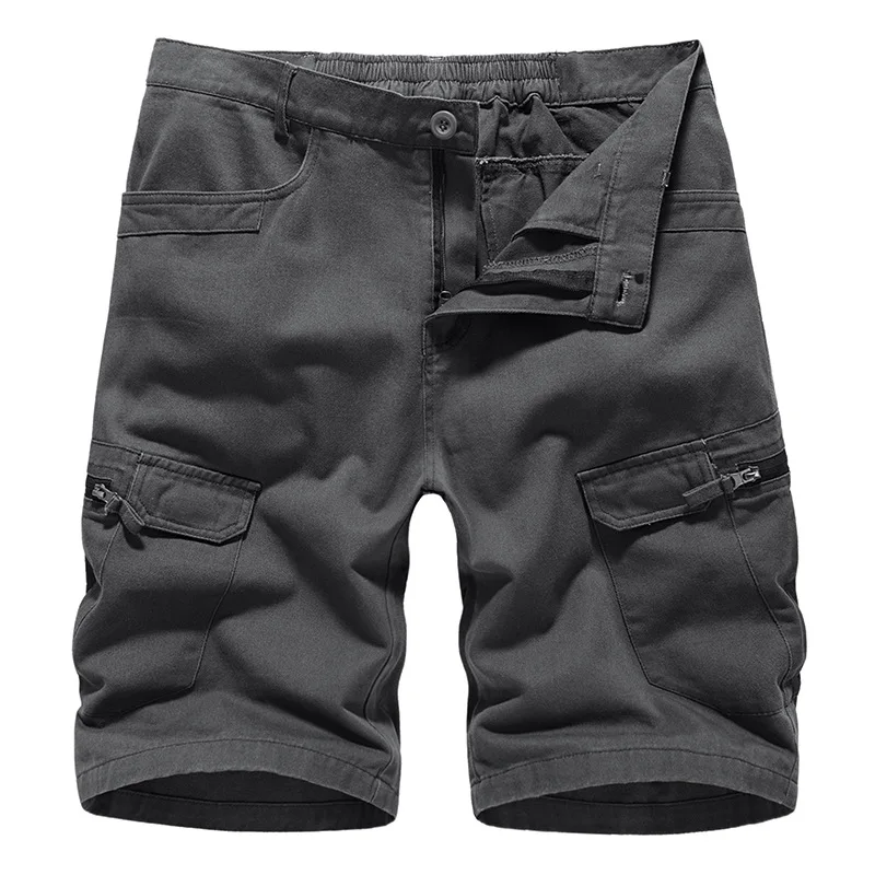 Summer New Men's Work Shorts Europe And The United States Camouflage Loose Large Size Casual Section Five Pants
