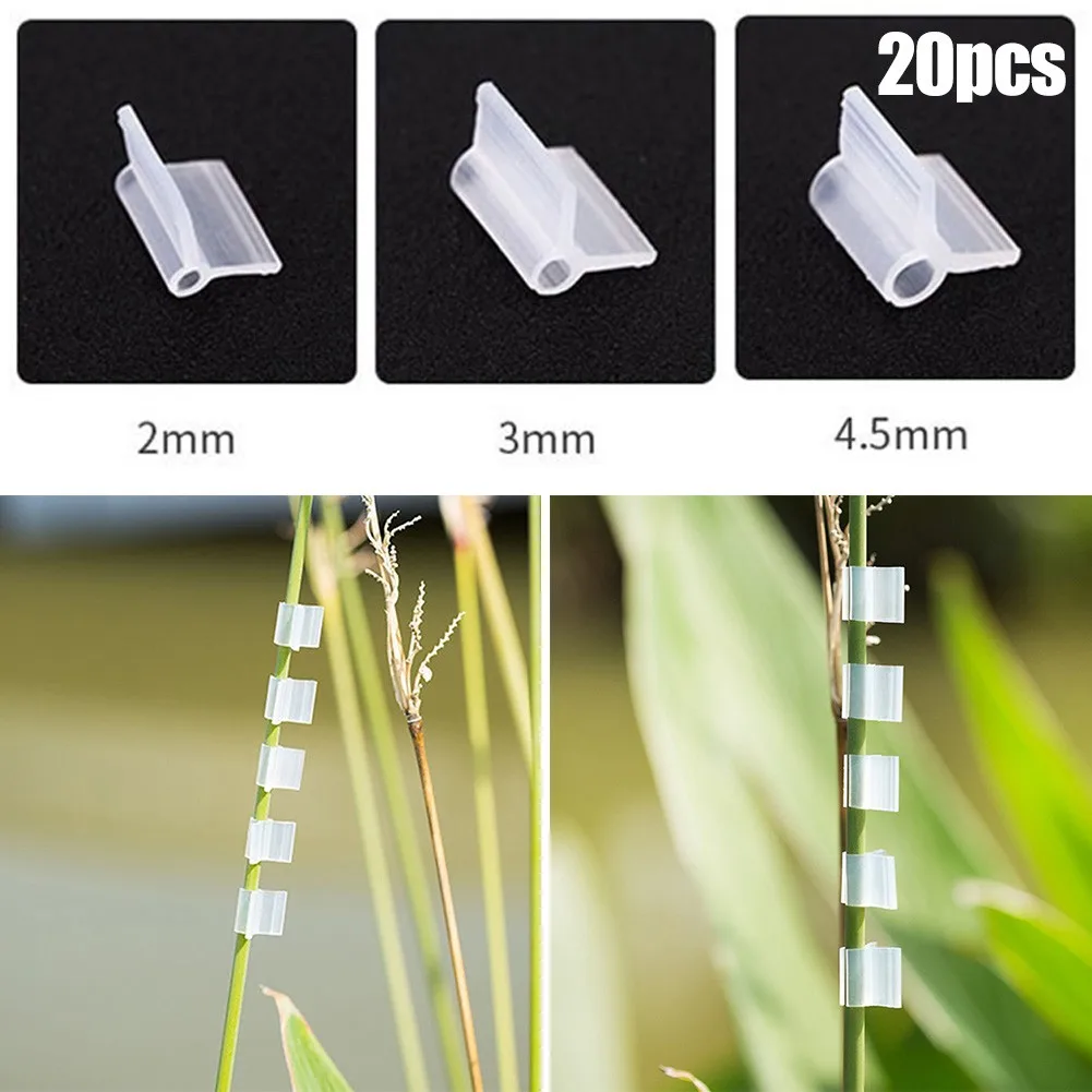 20Pcs Gardening Special Grafting Clamp Tomato Grafting Clamps Agriculture Clips Flower Plant Vine Branches Clip