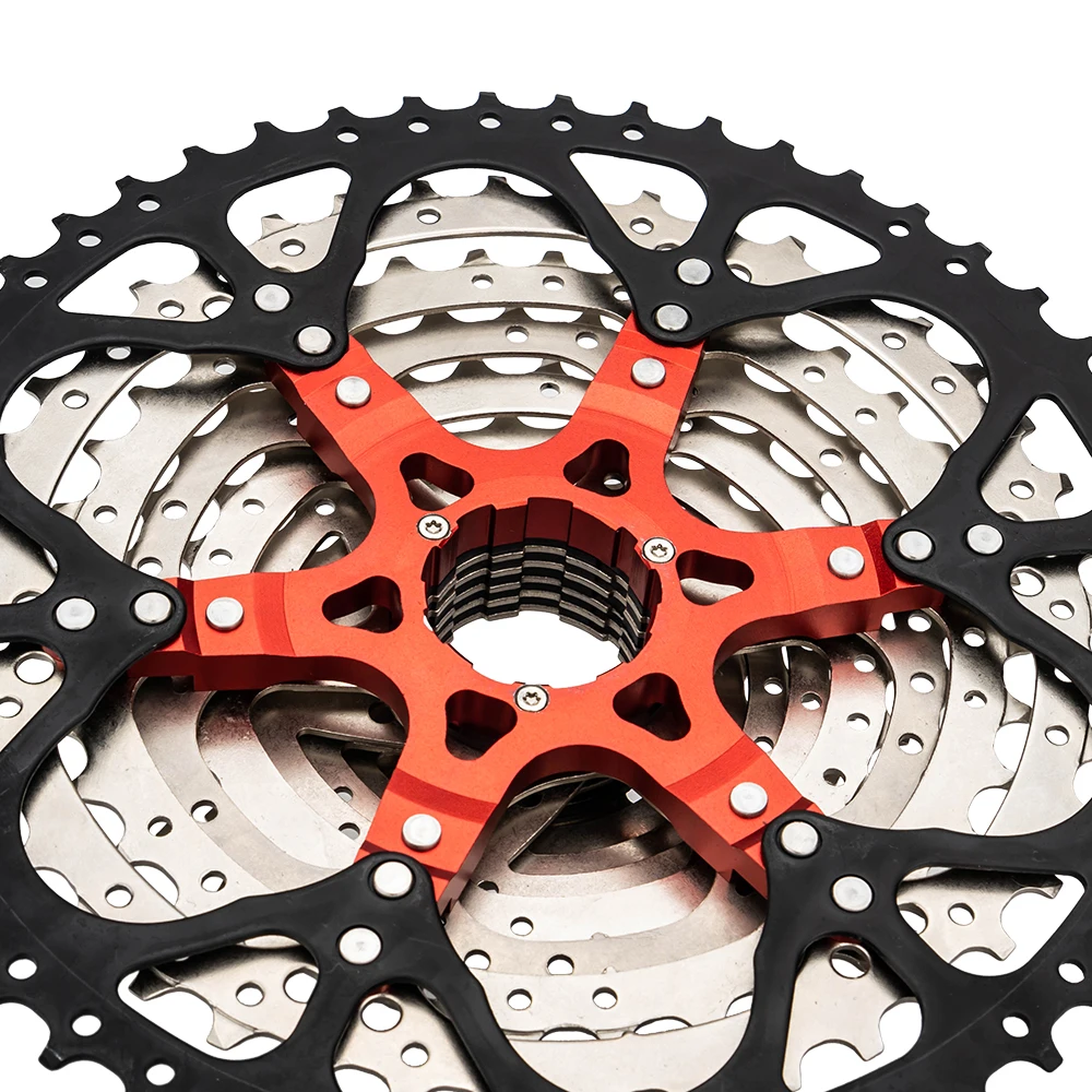 ZTTO Assisted E-Bike 8-12 Speed Cassette 9S 12-32/36/40/46T Durable 14-42/50T Large Tooth Bicycle Electric Servo Drive Freewheel