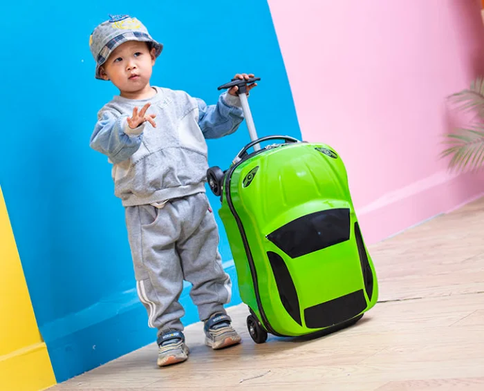 18 Inch Kids Ride On Suitcase Trolley Carry On Hand Luggage Suitcase Boys  Car Style Travel Rolling Luggage Suitcase For Boys - Kid's Luggage -  AliExpress
