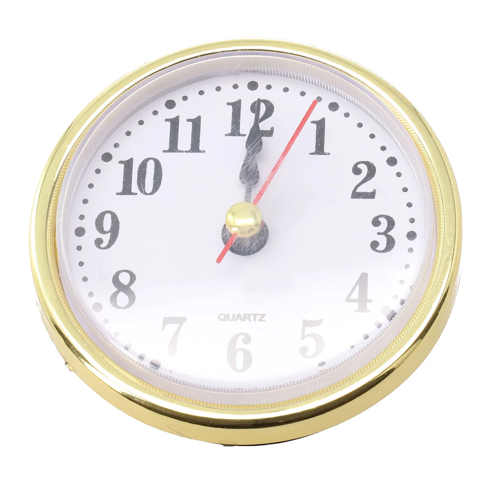 

Insert Quartz Clock Insert 30g Accessories Clear Lens Gold Colored Trim Parts Replacement Affordable Brand New
