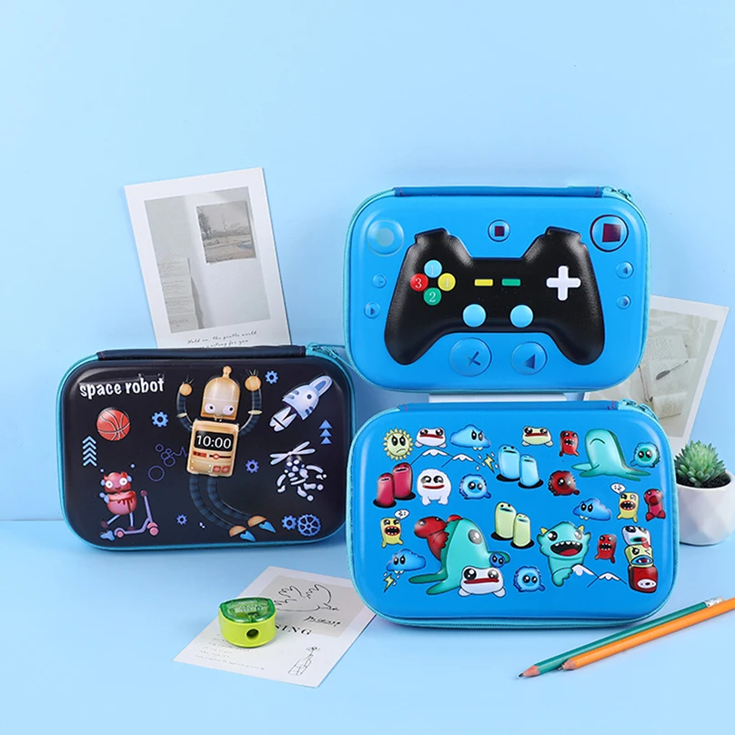 Pencil Case Cute Korean Stationery Large Capacity Pen Case 3D Trousse School Supplies Pencil Box
