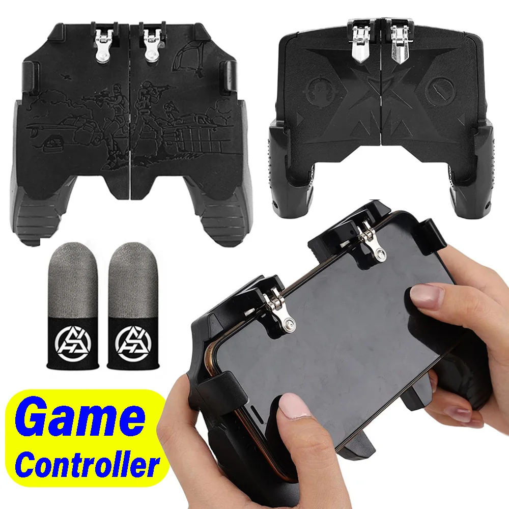 Enhanced Mobile Gaming Controller with Finger Sleeves