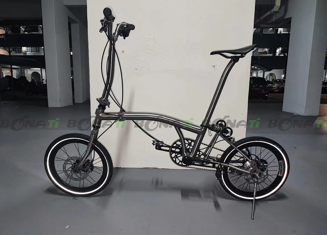 BROMPTON グレー　 折りたたみ自転車 16インチ BROMPTON グレー 折りたたみ自転車 16インチ BROMPTON グレー